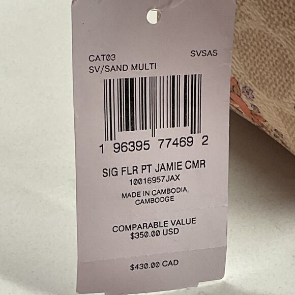 Coach Signature Sand Lavender Floral print Jamie Crossbody Mini/Camera Bag NWT - Picture 11 of 13